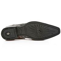 Ботинки M.NW121-S23 VINTAGE FLOWER ROJO, VIP-1 GUM NEGRO T.VIP ACERO New Rock M.NW121-S23 - маленькая картинка