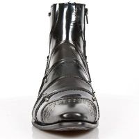 Ботинки M.NW122-C1 NOMADA NEGRO CHAROL STUCO ACERO VIP1 NEG ACERO New Rock M.NW122-C1 - маленькая картинка