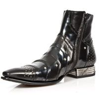 Ботинки M.NW122-C1 NOMADA NEGRO CHAROL STUCO ACERO VIP1 NEG ACERO New Rock M.NW122-C1 - маленькая картинка