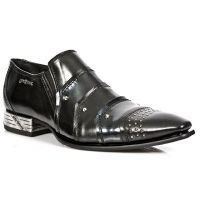 Ботинки M.NW123-C2 NOMADA NEGRO CHAROL STUCO ACERO VIP1 NEGRO T ACER New Rock M.NW123-C2 - маленькая картинка
