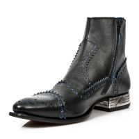 Ботинки M.NW133-C1 LUX NEGRO AZUL VIP1 GUM NEGRO TACON VIP ACERO T G New Rock M.NW133-C1 - маленькая картинка