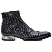 Ботинки M.NW133-C3 PITON NEGRO GRAFITO REVESS AZUL VIP1 GUM NEGRO TA New Rock M.NW133-C3 - маленькая картинка