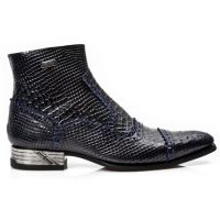 Ботинки M.NW133-C3 PITON NEGRO GRAFITO REVESS AZUL VIP1 GUM NEGRO TA New Rock M.NW133-C3 - маленькая картинка