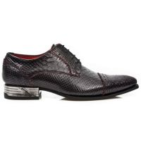 Ботинки M.NW134-C2 PITON NEGRO GRAFITO REVESS ROJO VIP1 GUM NEGRO TA New Rock M.NW134-C2 - маленькая картинка