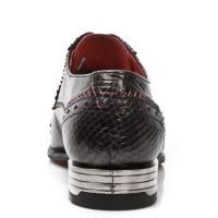 Ботинки M.NW134-C2 PITON NEGRO GRAFITO REVESS ROJO VIP1 GUM NEGRO TA New Rock M.NW134-C2 - маленькая картинка