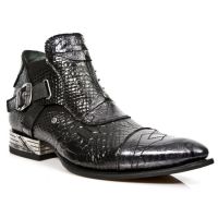Ботинки M.NW135-C3 DRAMA CHAROL NEGRO PITON VIP1 GUM NEGRO TACON VI New Rock M.NW135-C3 - маленькая картинка