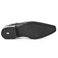 Ботинки M.NW136-C2 CHAROL NEGRO PITON NEGRO PULIK ACERO VIP1 GUM NEG New Rock M.NW136-C2 - маленькая картинка