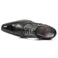 Ботинки M.NW136-C2 CHAROL NEGRO PITON NEGRO PULIK ACERO VIP1 GUM NEG New Rock M.NW136-C2 - маленькая картинка