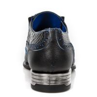 Ботинки M.NW136-C5 LUX NEGRO AZUL PITON NEGRO PULIK ACERO VIP1 GUM N New Rock M.NW136-C5 - маленькая картинка