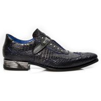 Ботинки M.NW137-C1 PITON NEGRO GRAFITO REVESS AZUL,COCO NEGRO GRAFIT New Rock M.NW137-C1 - маленькая картинка