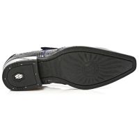 Ботинки M.NW137-C1 PITON NEGRO GRAFITO REVESS AZUL,COCO NEGRO GRAFIT New Rock M.NW137-C1 - маленькая картинка