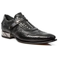  M.NW137-C3 PITON NEGRO VINTAGE FLOWER NEGRO PULIK ACERO ELAS New Rock M.NW137-C3 -  