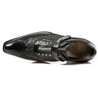  M.NW137-C3 PITON NEGRO VINTAGE FLOWER NEGRO PULIK ACERO ELAS New Rock M.NW137-C3 -  