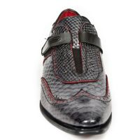 Ботинки M.NW137-R1 PITON NEGRO GRAFITO REVESS ROJO,COCO NEGRO GRAFIT New Rock M.NW137-R1 - маленькая картинка