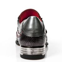 Ботинки M.NW138-C2 PITON NEGRO GRAFITO REVESS ROJO,COCO NEGRO GRAFIT New Rock M.NW138-C2 - маленькая картинка