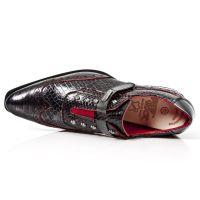 Ботинки M.NW138-C2 PITON NEGRO GRAFITO REVESS ROJO,COCO NEGRO GRAFIT New Rock M.NW138-C2 - маленькая картинка