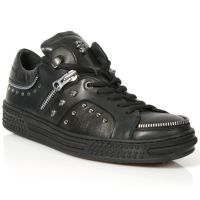 Ботинки M.PS001-C1 ITALI NEGRO NOMADA NEGRO PISA NEGRO New Rock M.PS001-C1 - маленькая картинка