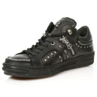 Ботинки M.PS001-C1 ITALI NEGRO NOMADA NEGRO PISA NEGRO New Rock M.PS001-C1 - маленькая картинка