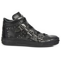 Ботинки M.PS007-Z1 NOMADA NEGRO, CON BORDADO, PISA NEGRO New Rock M.PS007-Z1 - маленькая картинка