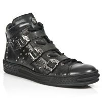 Ботинки M.PS007-Z1 NOMADA NEGRO, CON BORDADO, PISA NEGRO New Rock M.PS007-Z1 - маленькая картинка