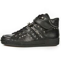 Ботинки M.PS008-C1 ITALI NEGRO PITON NEGRO PISA NEGRO New Rock M.PS008-C1 - маленькая картинка