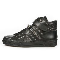Ботинки M.PS008-C1 ITALI NEGRO PITON NEGRO PISA NEGRO New Rock M.PS008-C1 - маленькая картинка