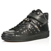 Ботинки M.PS008-C1 ITALI NEGRO PITON NEGRO PISA NEGRO New Rock M.PS008-C1 - маленькая картинка