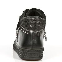 Ботинки M.PS008-C1 ITALI NEGRO PITON NEGRO PISA NEGRO New Rock M.PS008-C1 - маленькая картинка