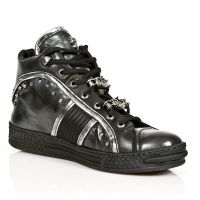 Ботинки M.PS010-C1 PULIK ACERO ITALI NEGRO BOX PLANE CARBONO PISA NE New Rock M.PS010-C1 - маленькая картинка