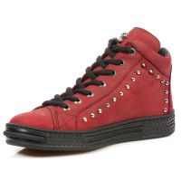 Ботинки M.PS011-C3 NATURE ROJO PISA NEGRO New Rock M.PS011-C3 - маленькая картинка