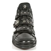 Ботинки M.PS012-C1 PULIK NEGRO BOX FUCSIA METAL ITALI NEGRO PISA NEG New Rock M.PS012-C1 - маленькая картинка