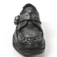 Ботинки M.PS023-C1 ITALI NEGRO PULIK ACERO PISA NEGRO New Rock M.PS023-C1 - маленькая картинка