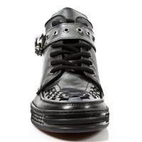 Ботинки M.PS025-C1 ITALI NEGRO PULIK ACERO PISA NEGRO New Rock M.PS025-C1 - маленькая картинка