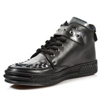 Ботинки M.PS025-C1 ITALI NEGRO PULIK ACERO PISA NEGRO New Rock M.PS025-C1 - маленькая картинка