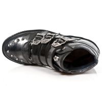 Ботинки M.PSX01-R1 ANTIK NEGRO PULIK ACERO PISA NEGRO New Rock M.PSX01-R1 - маленькая картинка