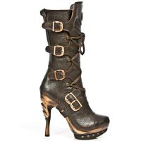 Сапоги M.PUNK001-C30 ARCILLA MARRON PLAT COBRE PUNK GARRAS T COBRA New Rock M.PUNK001-C30 - маленькая картинка