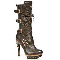 Сапоги M.PUNK001-C30 ARCILLA MARRON PLAT COBRE PUNK GARRAS T COBRA New Rock M.PUNK001-C30 - маленькая картинка