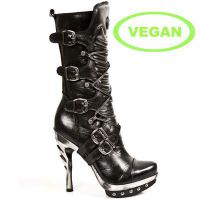  M.PUNK001-VC1 VEGAN NEGRO PLAT ACERO PUNK GARRAS T COBRA ACE - 