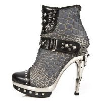  M.PUNK003-C10 NOMADA NEGRO PELO COCO GRIS PL ACERO T RECICLE - 