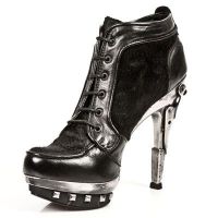 Ботильоны M.PUNK006-C8 NOMADA NEGRO POTRO PELO NEGRO PL PUNK RECICLE New Rock M.PUNK006-C8 - маленькая картинка