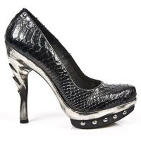  M.PUNK011-C13 SERPIENTE HAITI NEGRO, PUNK ACERO GARRAS COBRA - 
