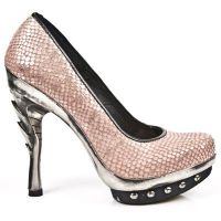  M.PUNK012-C10 PITON PLISADO ROSA ACERO PIEL V NEG PL PUNK CO - 
