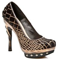 Туфли M.PUNK012-C18 PELO TORTUGA MARRGON PL COBRE PUNK GAR COBRE New Rock M.PUNK012-C18 - маленькая картинка