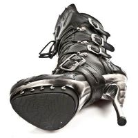 Сапоги M.PUNK023-C3 NOMADA CHAROL NEGRO PL ACERO PUNK GARRAS T COBR New Rock M.PUNK023-C3 - маленькая картинка