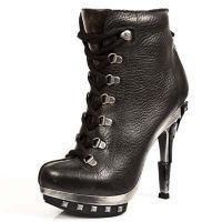Ботильоны M.PUNK025-C6 BUFALO NEG ENCOG BOX OROMANE PLAT PIRAM RECICLE New Rock M.PUNK025-C6 - маленькая картинка