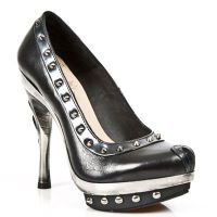 Туфли M.PUNK026-C3 NOMADA NEGRO CHAROL STUCO ACERO PUNK COBRA ACER New Rock M.PUNK026-C3 - маленькая картинка