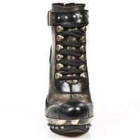 Ботильоны M.PUNK028-C10 NOMADA NEGRO BOX OROMANE PL ORO PUNK COBRA ORO New Rock M.PUNK028-C10 - маленькая картинка