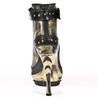 Ботильоны M.PUNK028-C10 NOMADA NEGRO BOX OROMANE PL ORO PUNK COBRA ORO New Rock M.PUNK028-C10 - маленькая картинка
