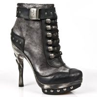 Ботильоны M.PUNK028-C8 ITALI NEGRO, BOX PLANE, PUNK ACERO GARRAS,COBRA New Rock M.PUNK028-C8 - маленькая картинка