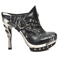 Ботильоны M.PUNK032-C1 PITON PLISADO ACERO IT NEGRO PL PUNK COBRA GARR New Rock M.PUNK032-C1 - маленькая картинка